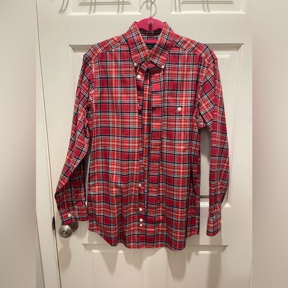 Men Orvis Long Sleeve Button Down - Size Small